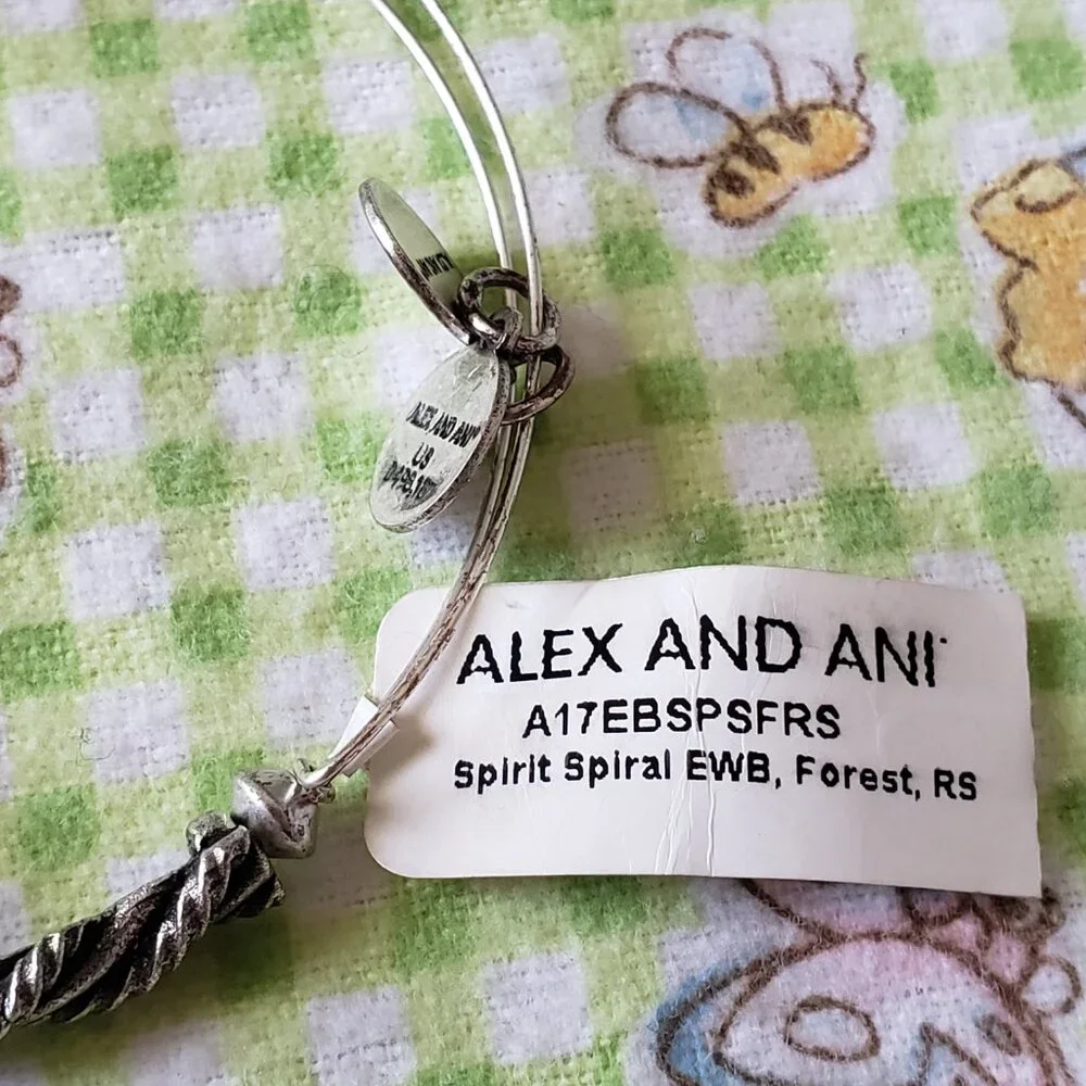 New Alex and Ani Spirit Spiral Bangle 760